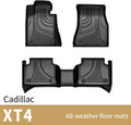 Black All Weather Floor Mats for Cadillac XT4 G1525