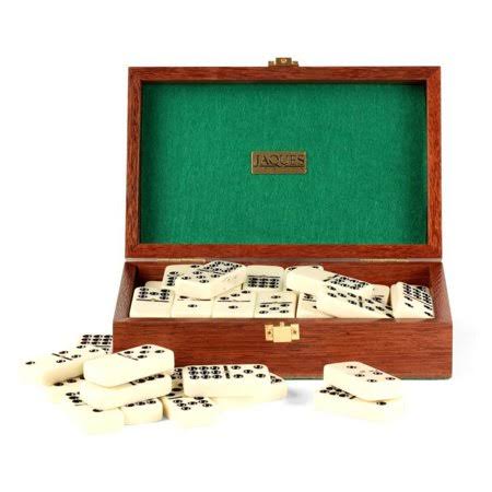 Mahogany Cased Double Nine Dominoes M22318