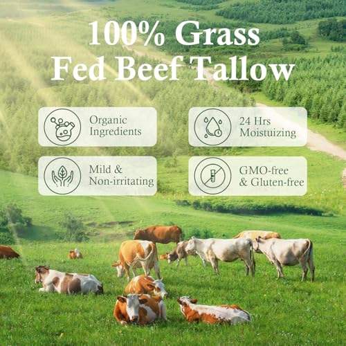 Grass Fed Whipped Beef Tallow Balm, 2 packs N2688