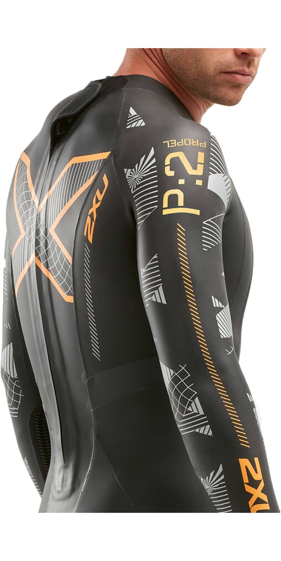 Black/Orange Fizz Wetsuit M729
