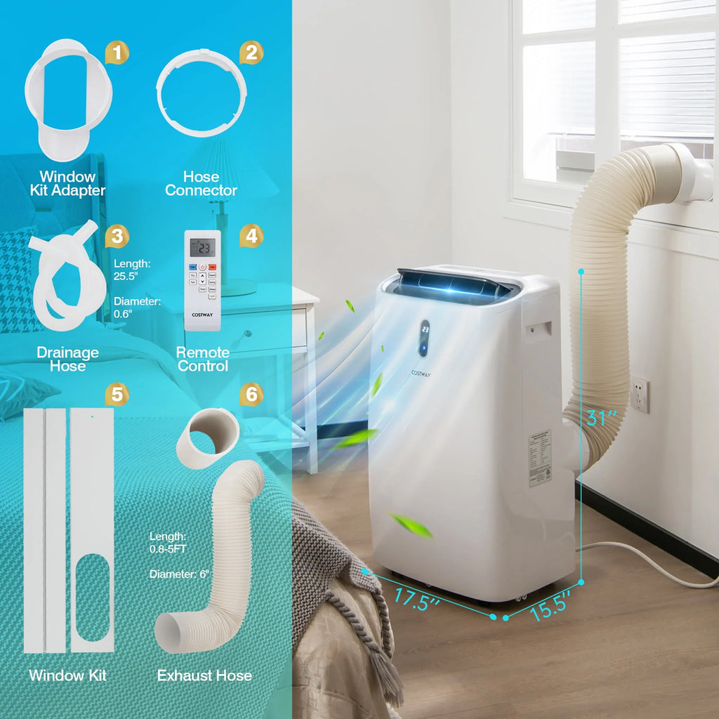 8800 BTU 4-in-1 Portable Air Conditioner N8099