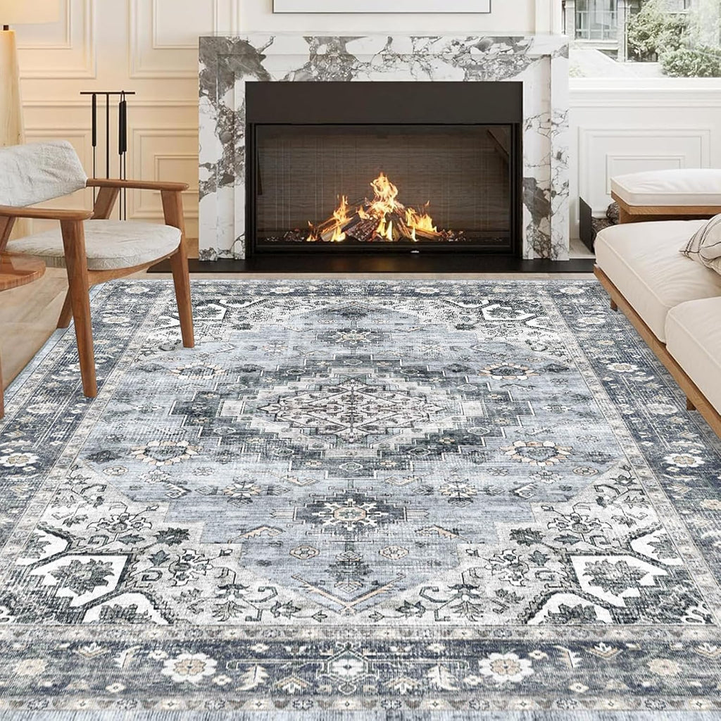 Machine Washable 5x7 Area Rug T708056