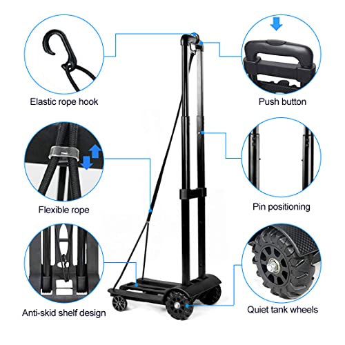 Black Folding Hand Truck U248
