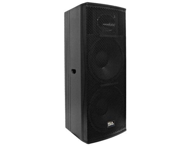 Pair of Dual 15x22 Full Range 2-Way Loudspeaker Cabinets T487706