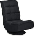 Folding Swivel Floor Chair with 6 Positions Adjustable W21824