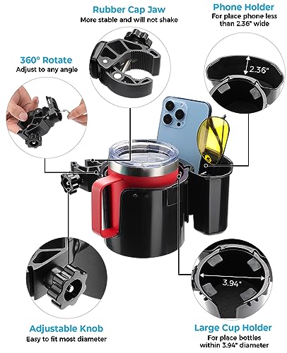 Wheelchair Cup Holder with Small Storage Box L57450