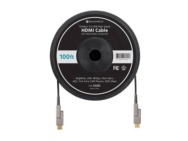 Black HDMI Cable with Detachable Connectors M536