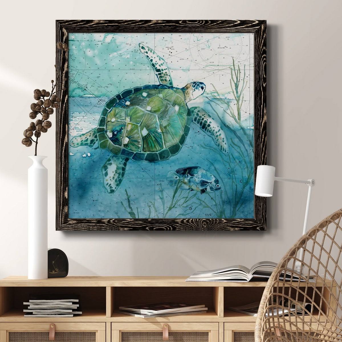 Framed Canvas S374