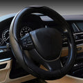 Black Anti-Slip Breathable Steering Wheel Cover K4615