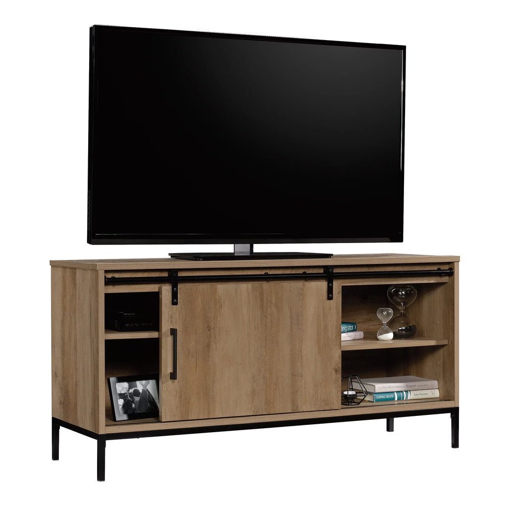 Rustic Weathered Oak Finish TV Stand C410