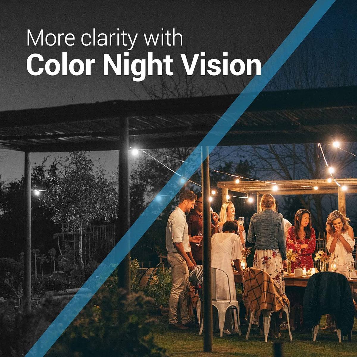 HD WiFi Indoor/Outdoor Security Camera with Color Night Vision C265