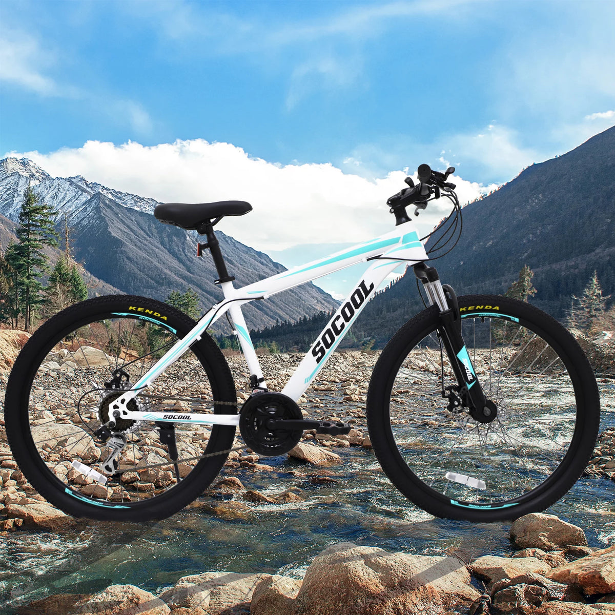 26 Inch Aluminum Mountain Bike Hydraulic Disc Brake 21 Speed Y74971