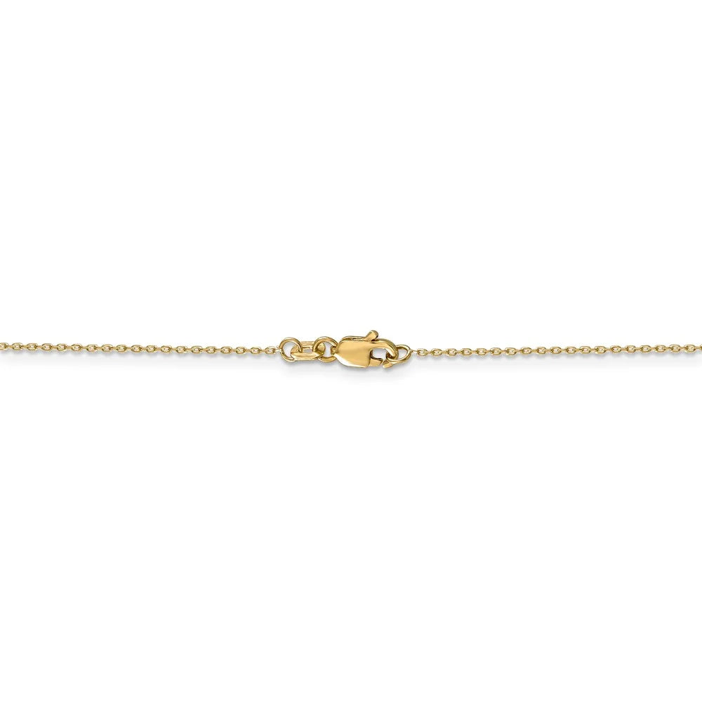 14k Yellow Gold Initial C Necklace - 16 Inch Y500642