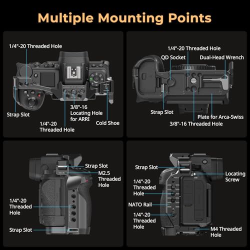 Aluminum Alloy Camera Cage with Quick Release Plate Z592