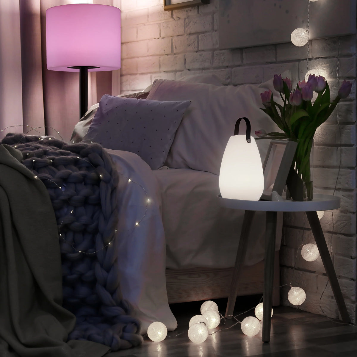 Wireless LED Color Changing Lantern, 2 pack D959