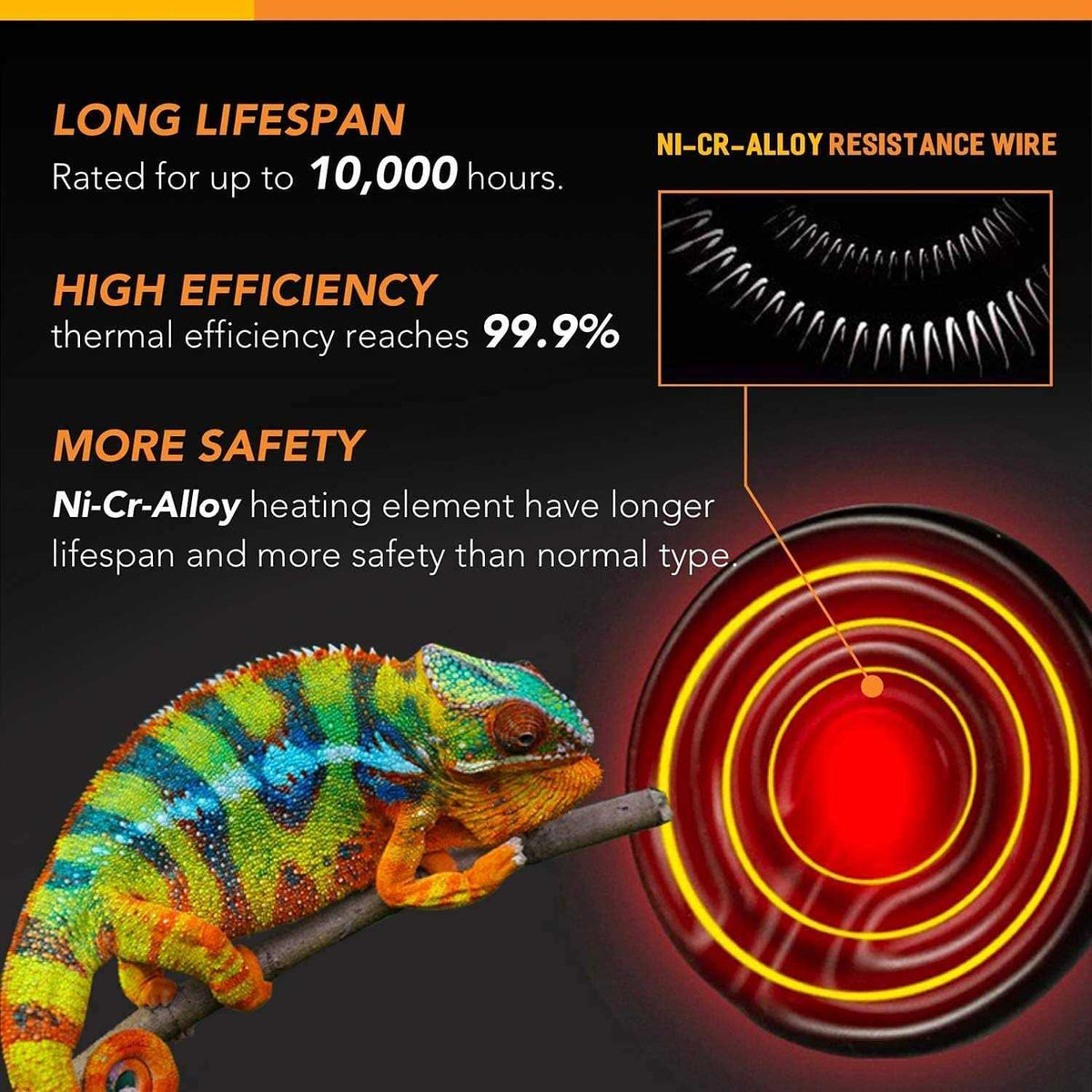 150W Ceramic Heat Emitter Reptile Heat Lamp Q1620