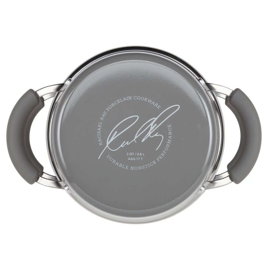 3 Qt Nonstick Porcelain Enamel Covered Multi Pot Set with Steamer I359883