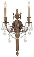Cast Brass Wall Mount 2 Light Sconce N295576