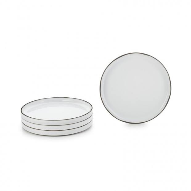 White Cumulus Dinner Plate Set of 4 T5779