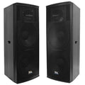 Pair of Dual 15x22 Full Range 2-Way Loudspeaker Cabinets T487706