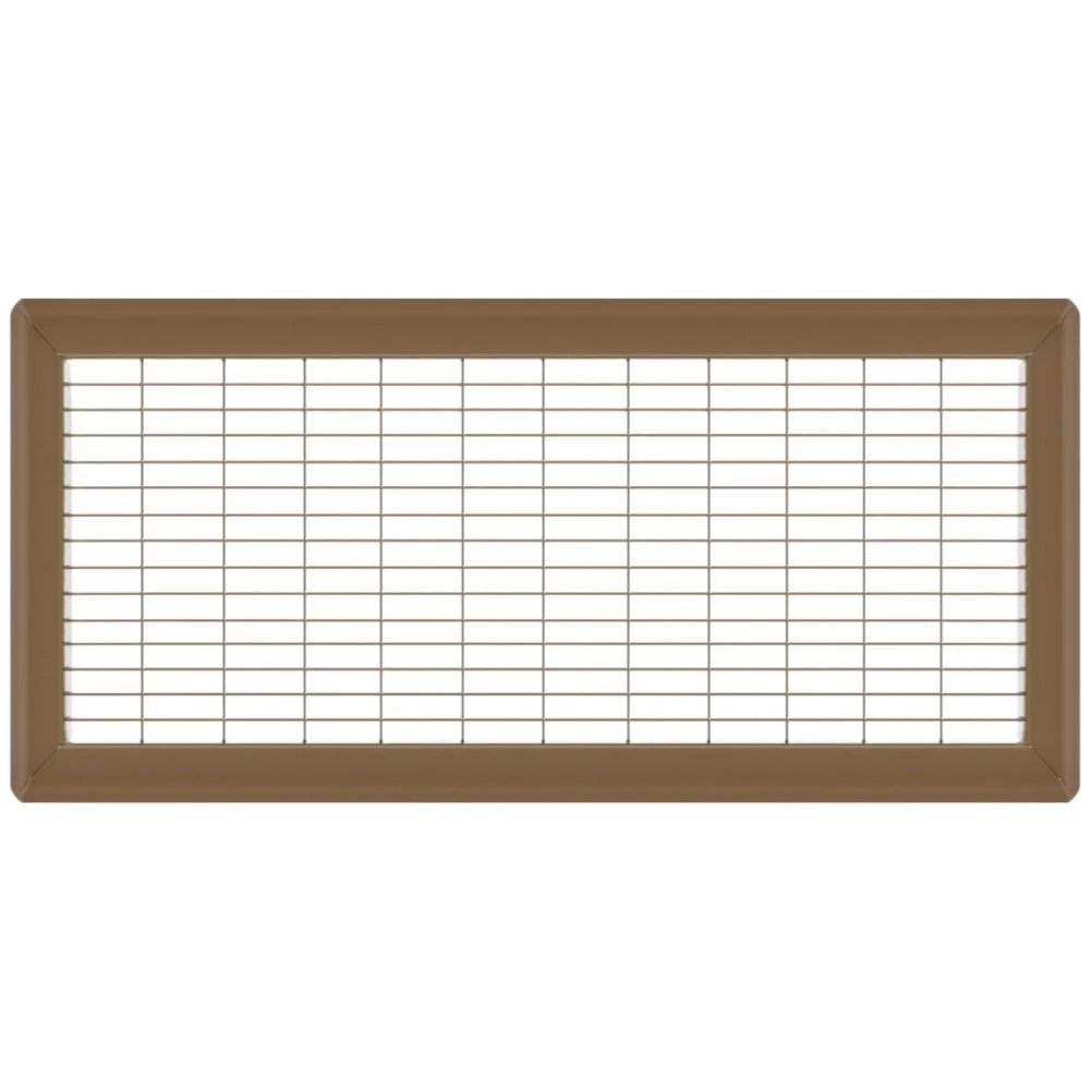 Imperial Brown Heavy Gauge Steel Floor Grille U362976