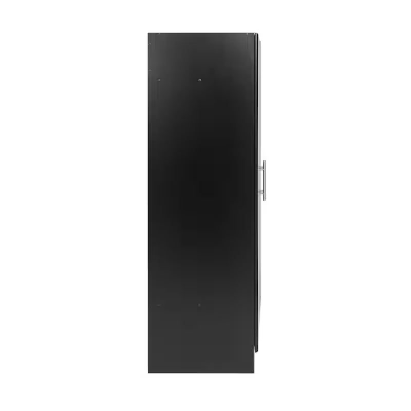 Black Wood Freestanding Garage Cabinet D517