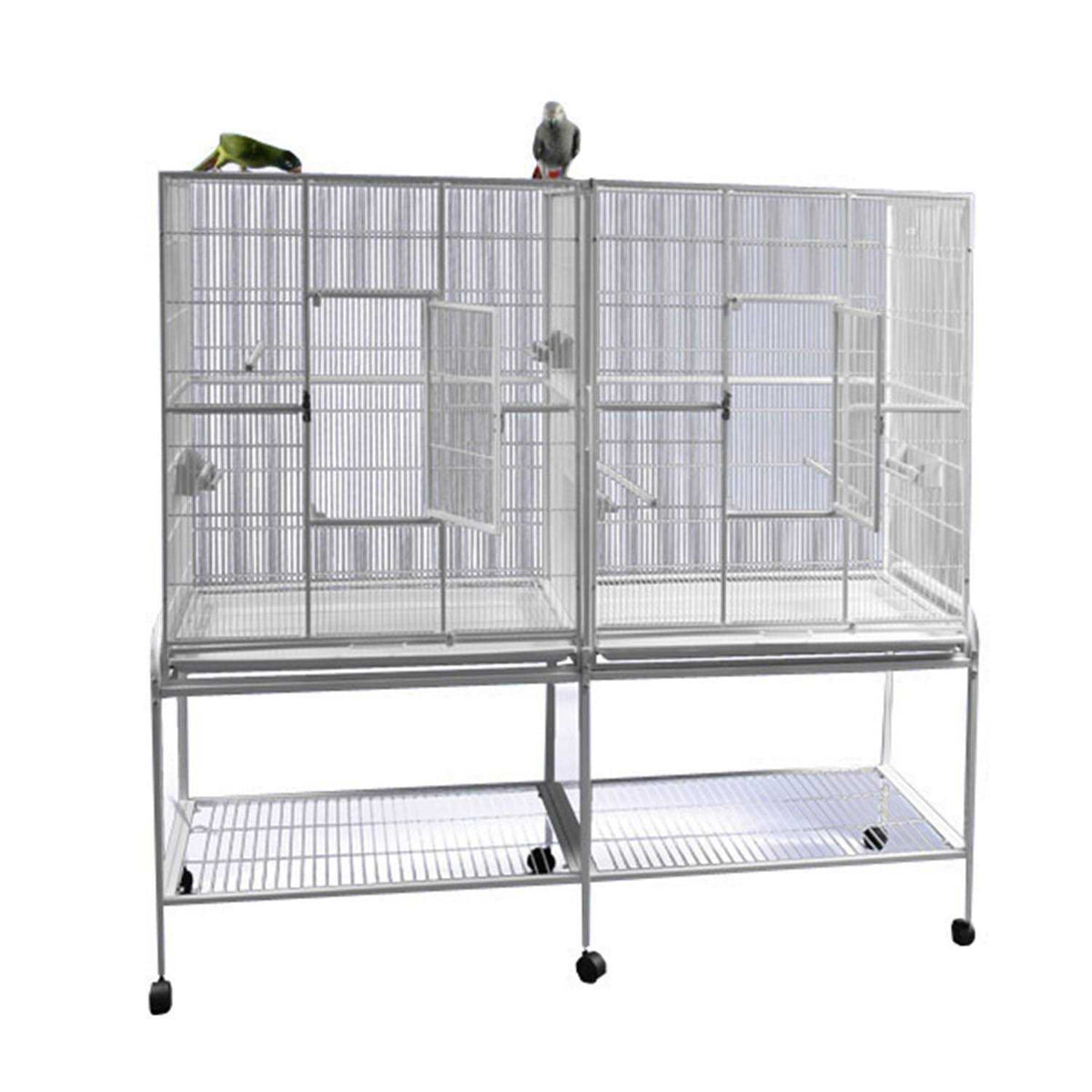 Double Flight Cage with Divider Q31632