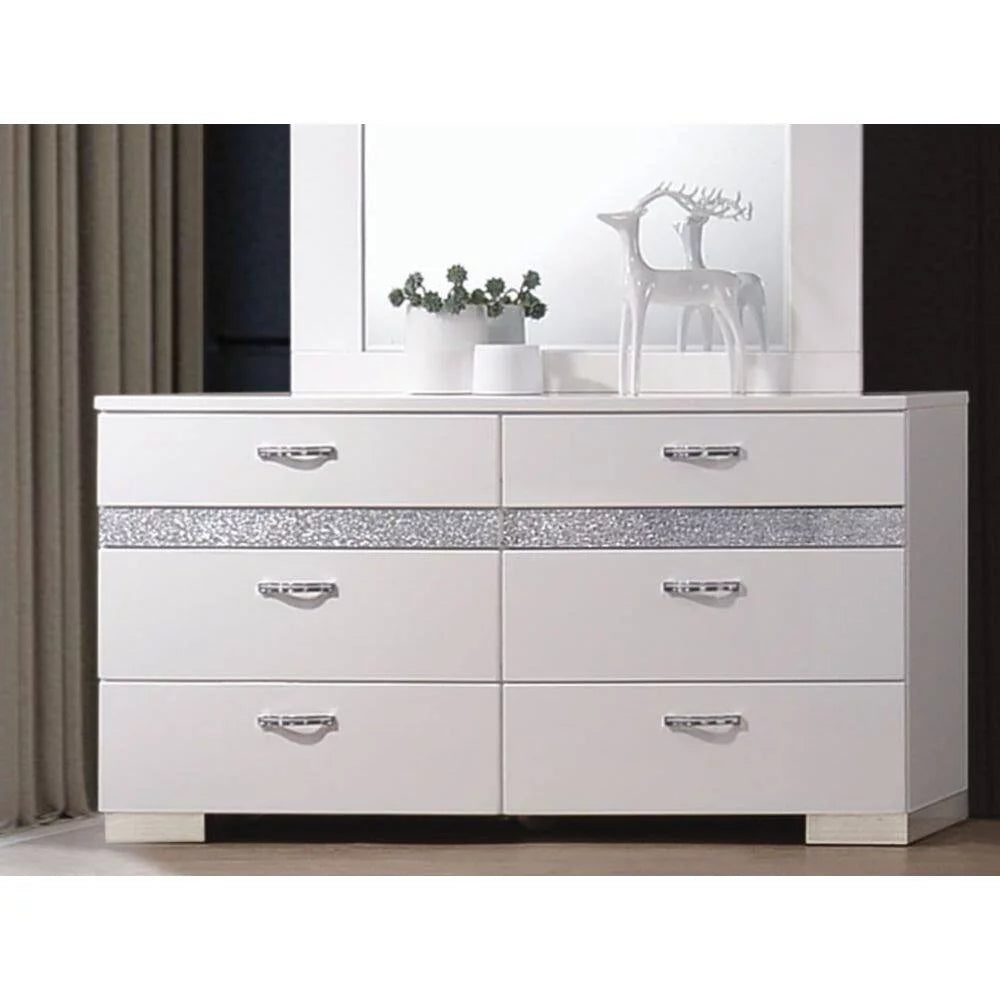 White High Gloss Dresser M43170