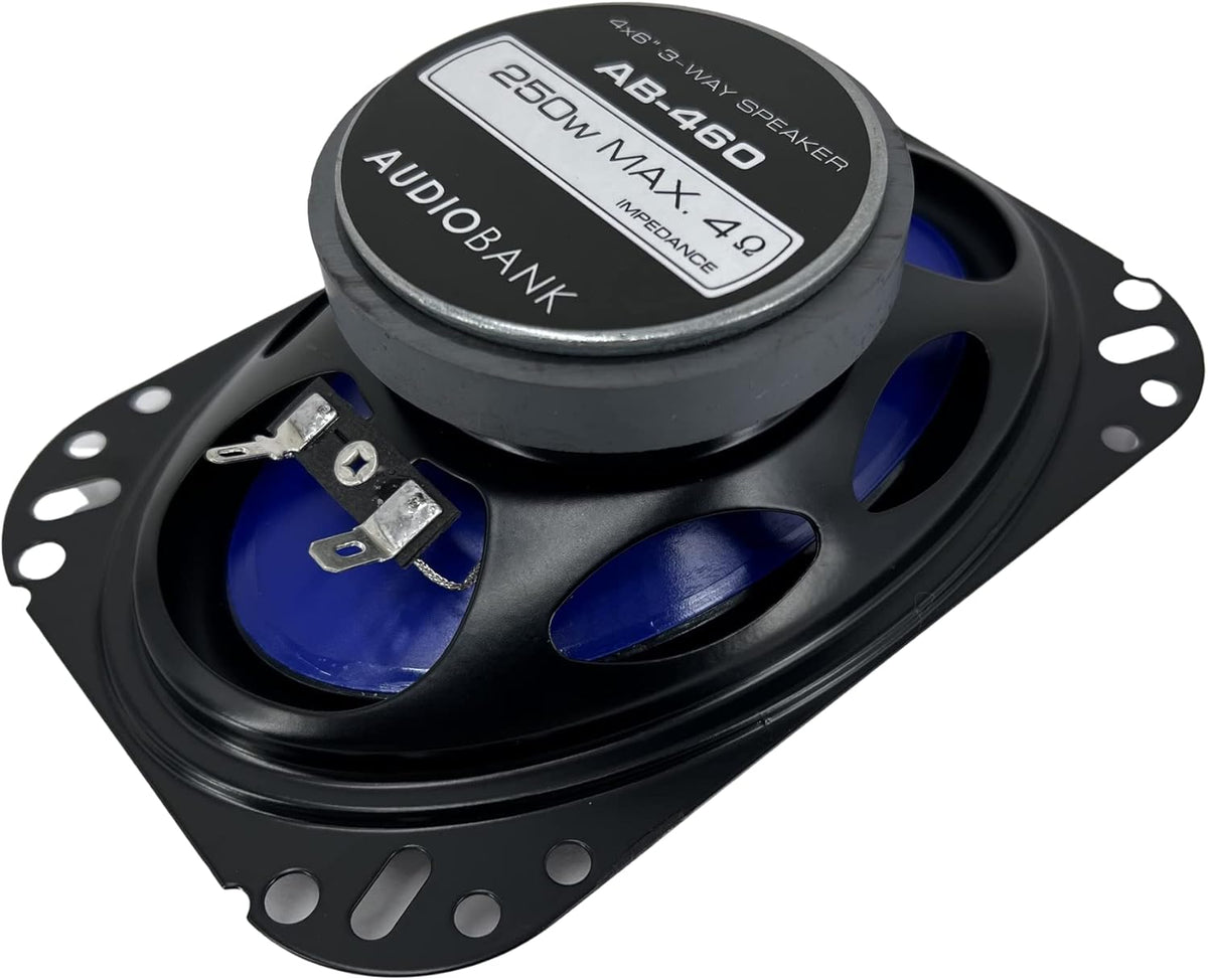 4x6 in 3-Way Coaxial Car Speakers 4 Ohm Q419211