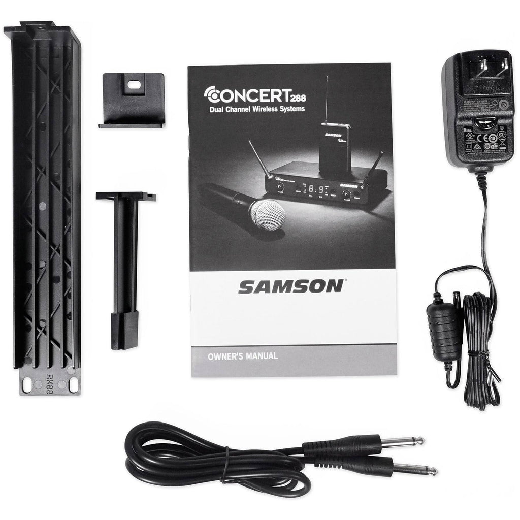 Dual Beltpack UHF Wireless Headset Mics A811179