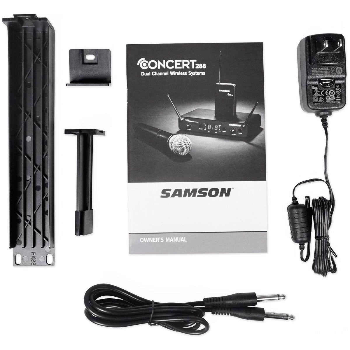 Dual Beltpack UHF Wireless Headset Mics A811179