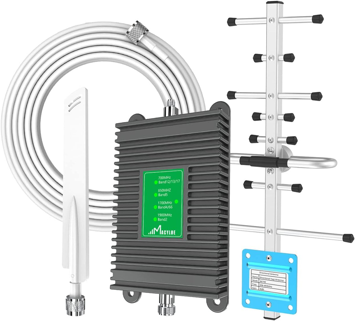 Cell Phone Signal Booster for Home, 3G/4G/5G LTE, Band 2/4/5/13/12/17 N691