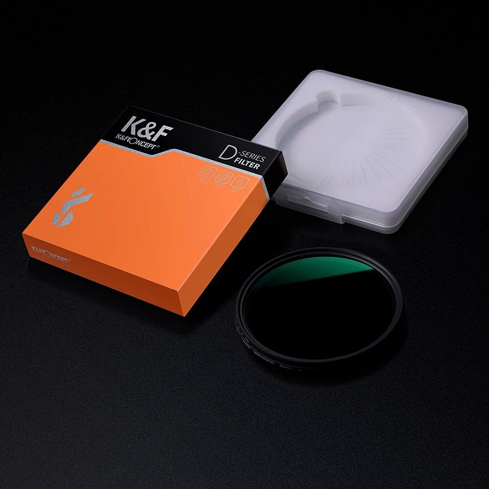 77mm Variable Neutral Density Filter ND8-ND2000 Adjustable ND Filter with Multi-Layer Coatings F71863