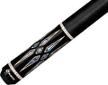 Midnight Black Pool/Billiards Cue with Irish Linen E116