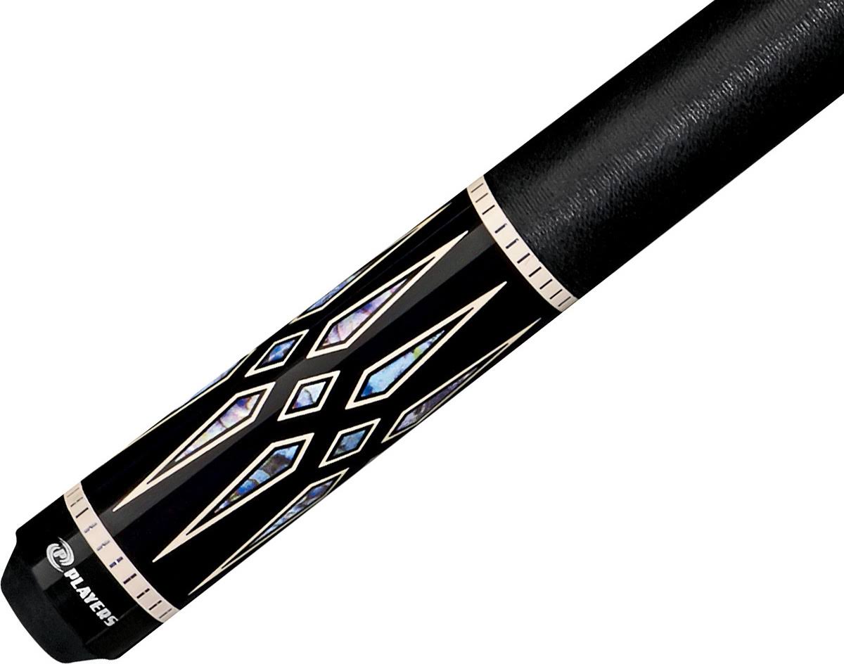 Midnight Black Pool/Billiards Cue with Irish Linen E116