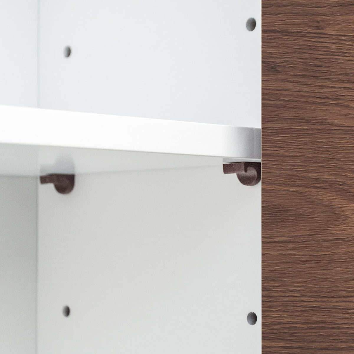 White Natural Wood Bathroom Wall Cabinet I3310