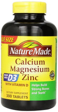 300 ea Calcium Magnesium Zinc Tablets D689690