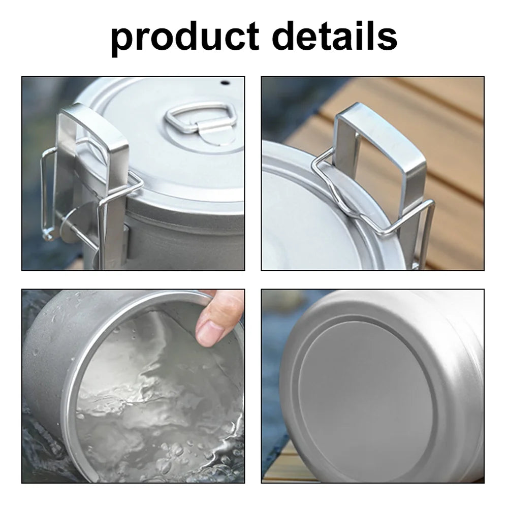 Stainless Steel Pot for Camping Cookware K26489