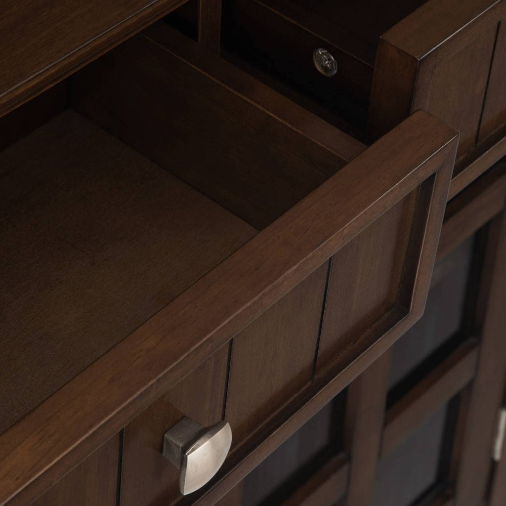 Natural Aged Solid Wood Storage Cabinet H26650