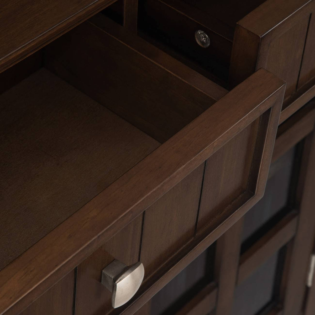 Natural Aged Solid Wood Storage Cabinet H26650