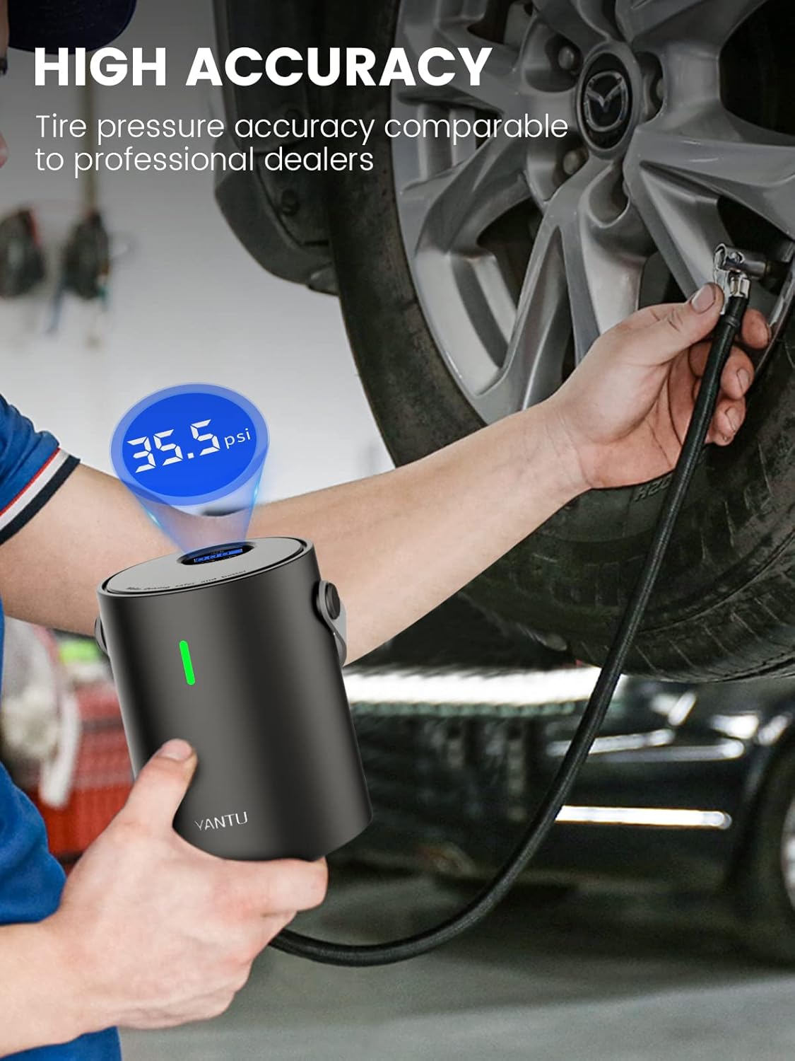 Portable Cordless Electric Air Compressor Tire Inflator X6619