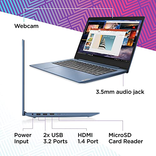 14.0" FHD Display Intel Celeron N4020 4GB RAM 512GB SSD Ice Blue Laptop H8738