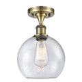 8 inch 1 Light Semi Flush Mount F286