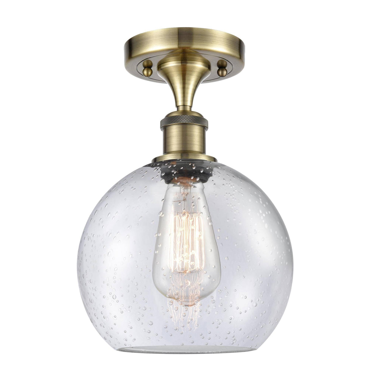 8 inch 1 Light Semi Flush Mount F286