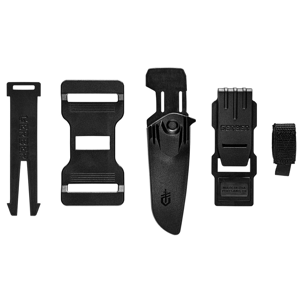 Black Fixed Blade Knife D511