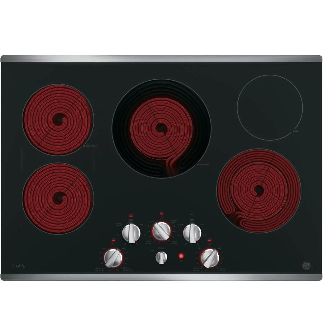 30-inch Built-in Knob Control Electric Cooktop E952