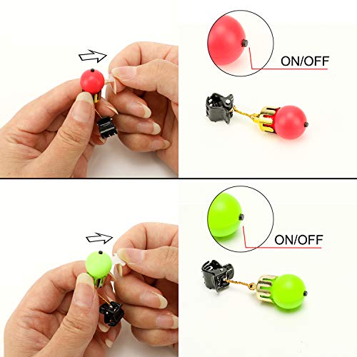 20pcs Christmas Light Up Beard Ornaments Y359