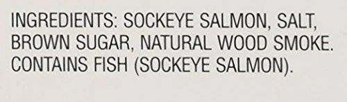 Smoked Sockeye Salmon, 24oz, 2 Pack (Total of 48 ounces) K4144
