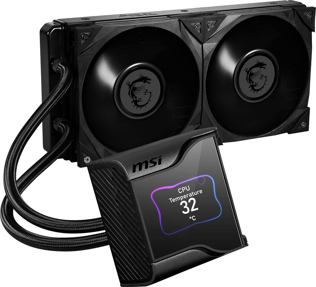 240mm Radiator CPU Liquid Cooler with Dual 120mm aRGB PWM Fans U6090