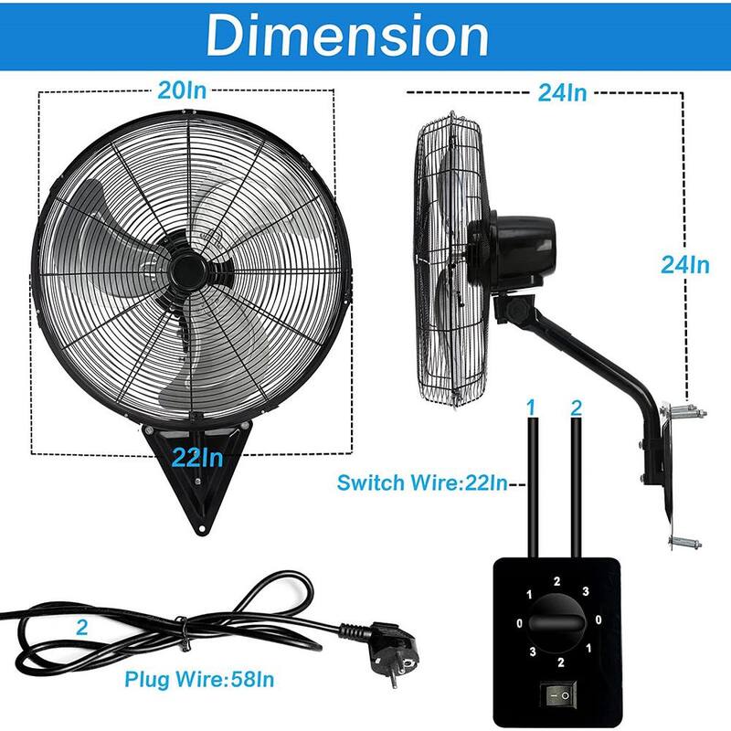 Wall Mount Fan L199631